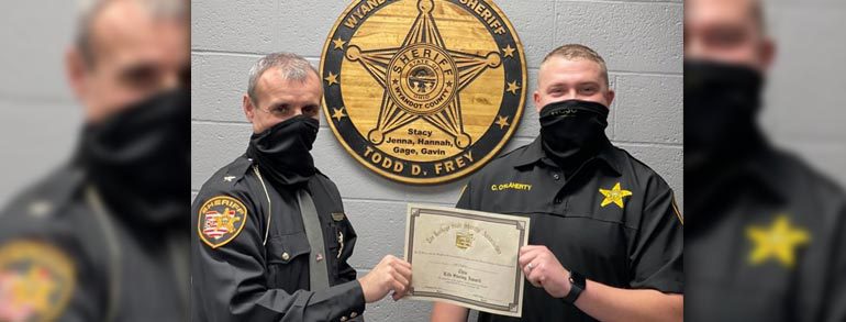 Brother Cody O’Flaherty Receives Award for Saving a Life