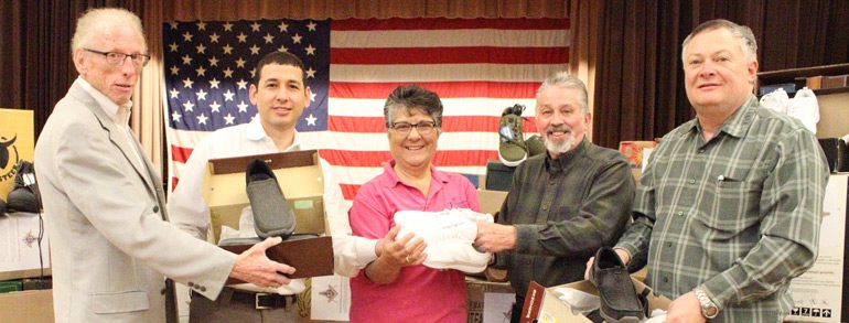Area Masonic Lodges Donate Shoes To Chillicothe VA