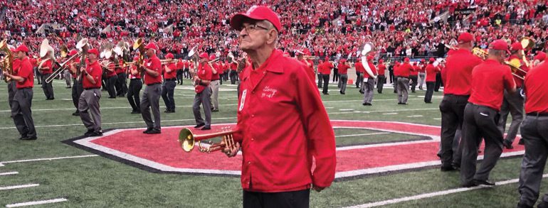 Mason “Dots the I” in Ohio Stadium