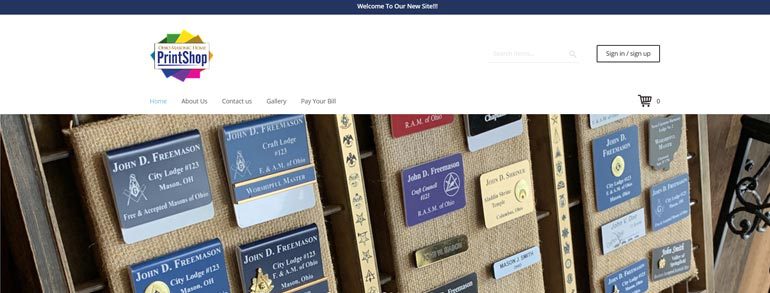 A New Look for The OMH Print Shop Website