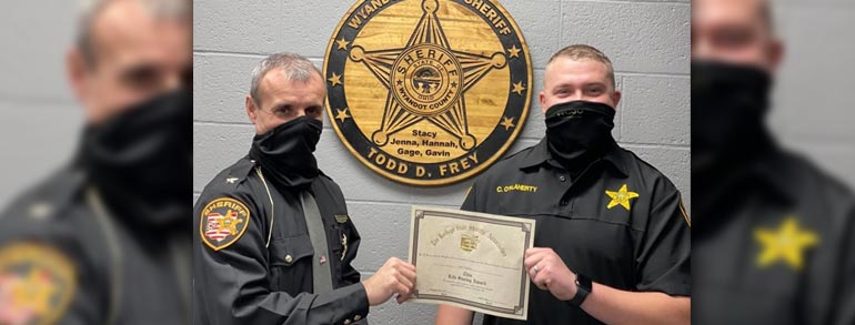Brother Cody O’Flaherty Receives Award for Saving a Life • The Ohio Beacon