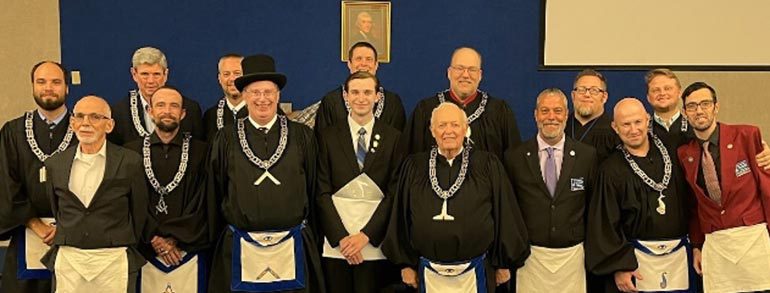 Three Generations of Freemasons  at Jefferson Lodge #90