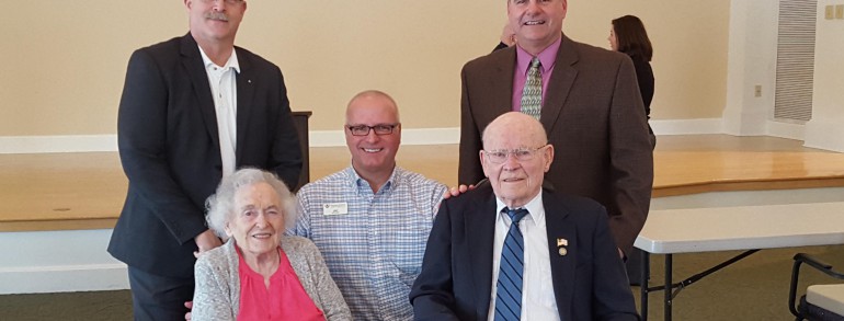 WRMC Resident Receives 70 Year Pin