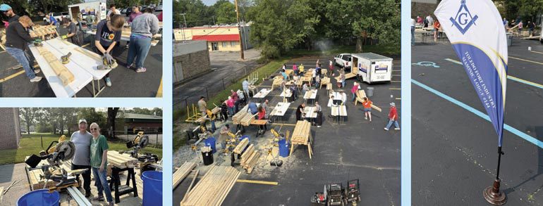 Toledo Fort Industry Lodge #144 (and Friends) Build Beds!
