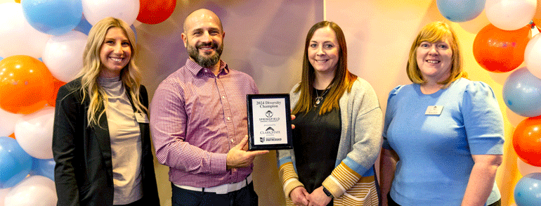 Springfield Masonic Community Receives Clark State Diversity Champion Award